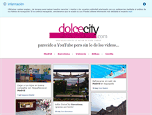 Tablet Screenshot of dolcecity.com